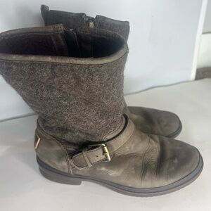 UGG Dark Brown Leather Boots